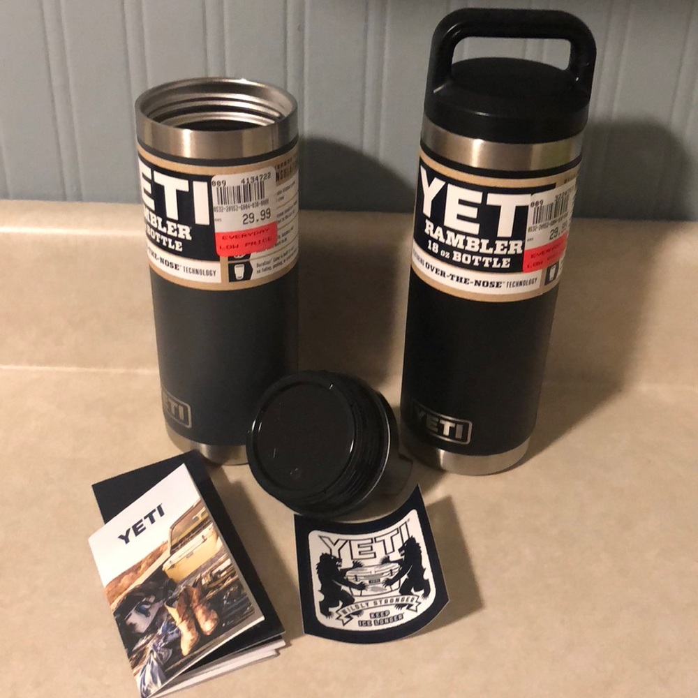 New Set of 2 Yeti Ramblers 18 oz